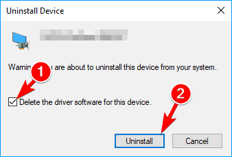 Windows Hello fingerprint setup not working uninstall driver