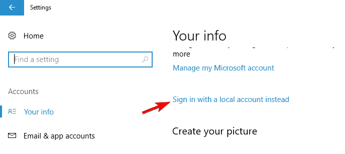 Fingerprint scanner doesn't work with Windows 10 sign in with a local account