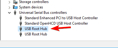 Windows Hello fingerprint setup not working usb root hub device manager