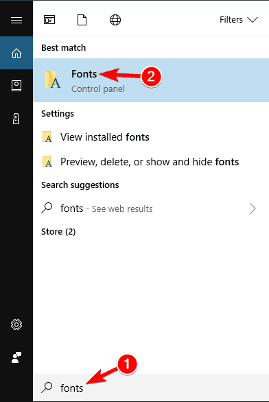 How to change Windows 10/8.1 font packs