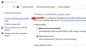 how to disable hybrid shutdown windows 10