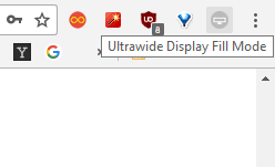 Ultrawide Display Aspect Ratio for Chrome