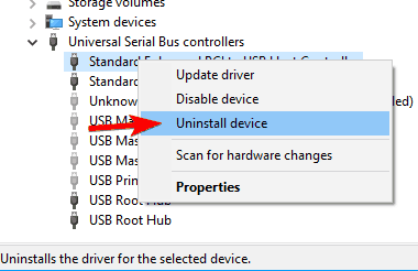 Safely Remove Hardware icon does not show devices uninstall the hidden USB mass storage