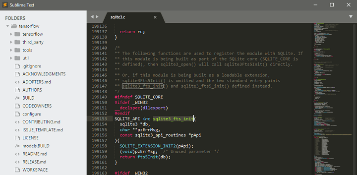 sublime text code editor