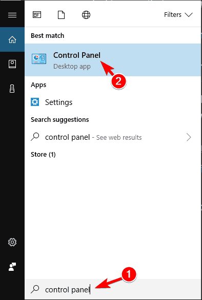 Uninstall Skype from the Control Panel