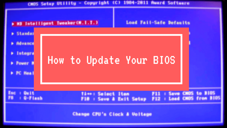 update BIOS to fix Windows skips BIOS issues