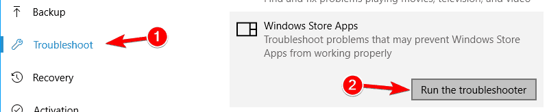 troubleshoot Windows Store open and closes