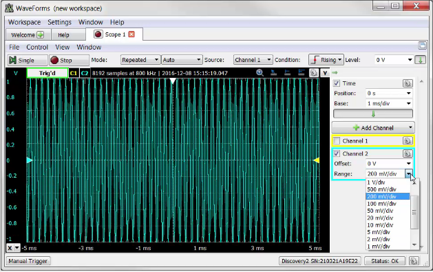 Oscilloscope software for windows 10