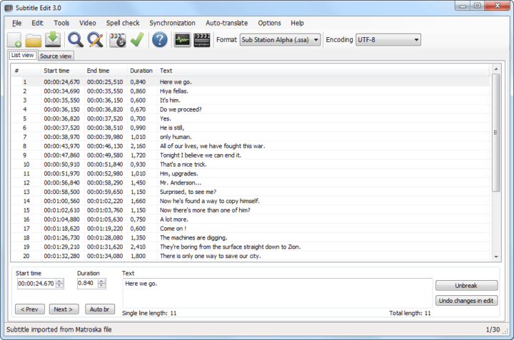 subtitle file converter