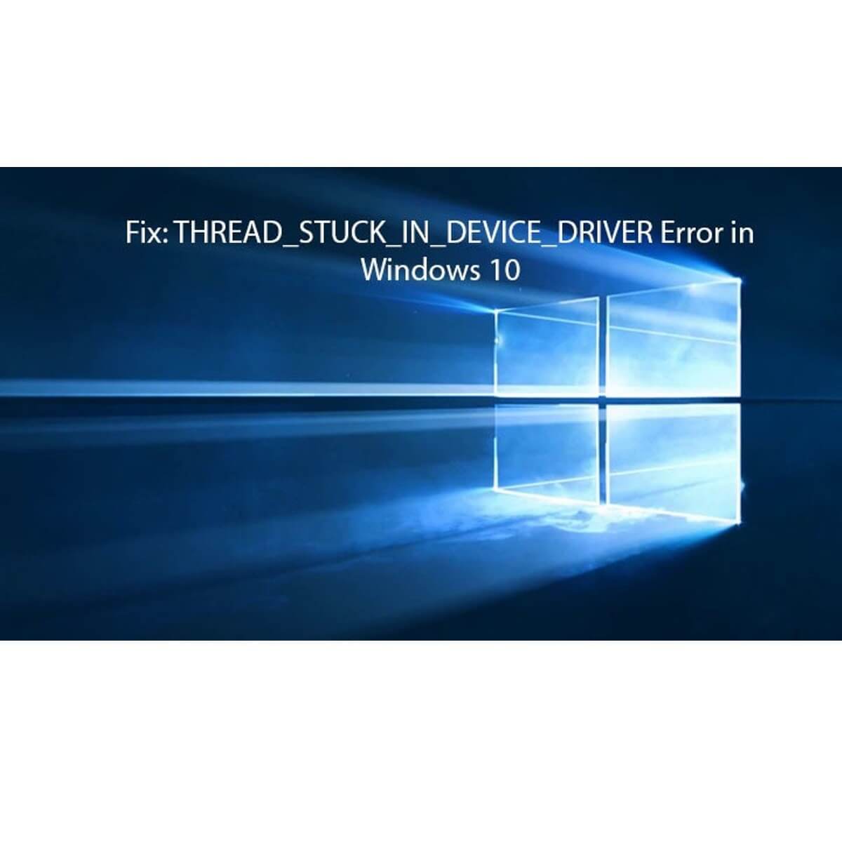 bsod stop code thread stuck device driver