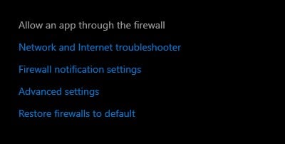 whitelist an app windows 10 firewall