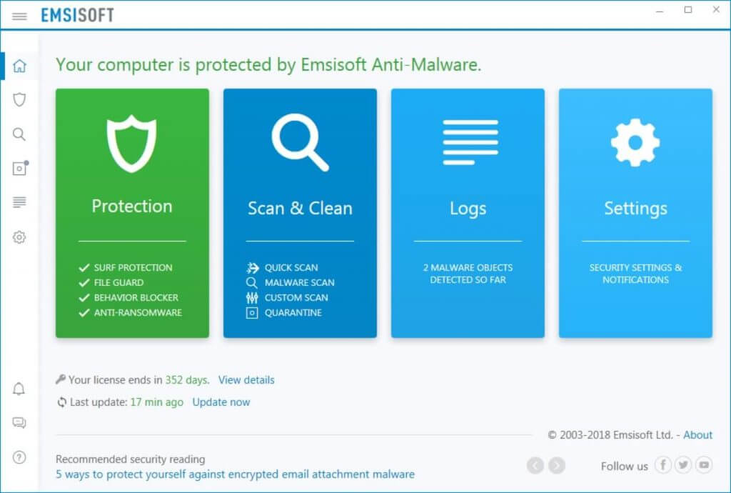 emsisoft anti-malware gaming antivirus