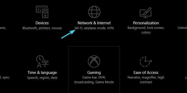 chrome vpn issues network and internet win 10 settings