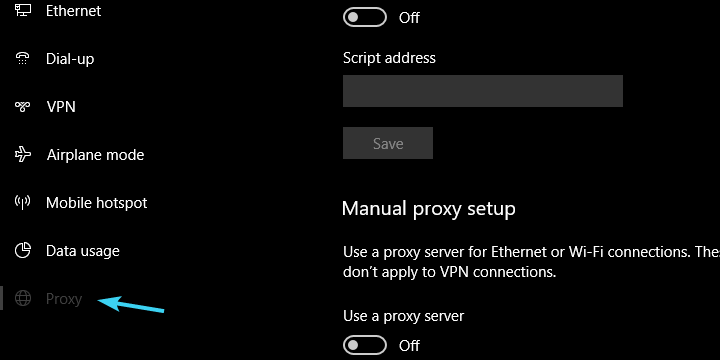 chrome vpn issues disable proxy