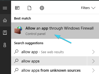 how to speed up vpn connection windows 10 allow an app through windows firewall