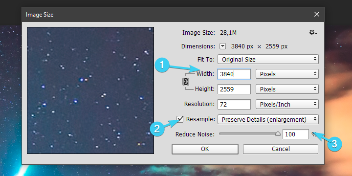 resize images without losing quality