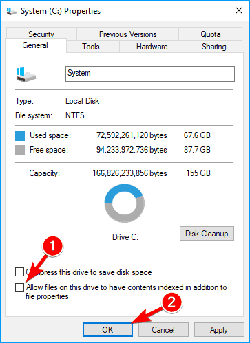 disable disk drive windows 10