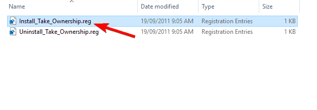 take ownership reg file Windows 10 remove watermark registry