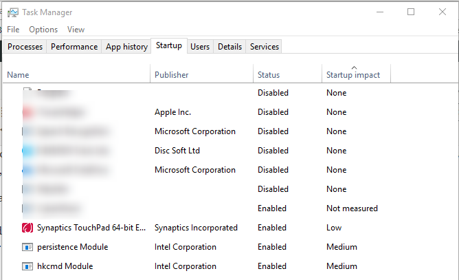 startup folder windows 10 not working 
