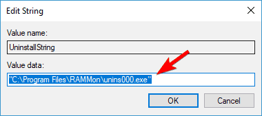 Unable to uninstall program Windows 10