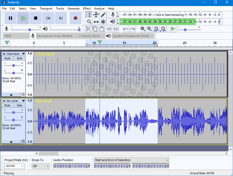 best vocal recording software windows
