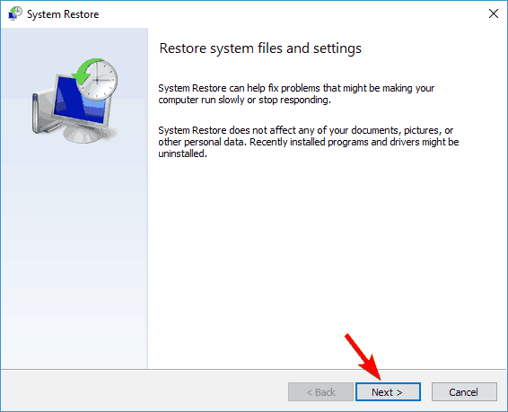 Windows error code 0xc0000225 Windows 10
