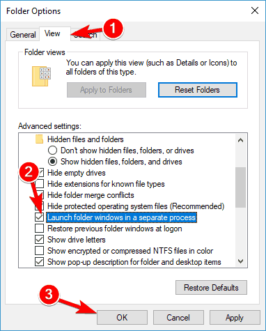 File Explorer Windows 10 not responding