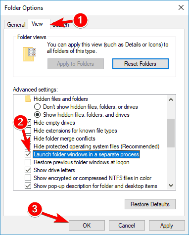 windows 10 file explorer not responding