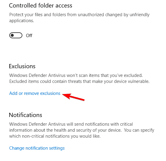 FIX: Windows Defender Scan Issues On Windows 10