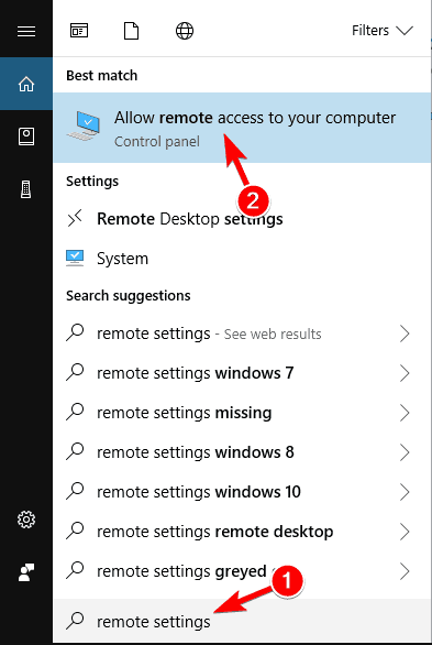 Không thể kết nối với PC từ xa, vui lòng xác minh Remote Desktop đã được bật