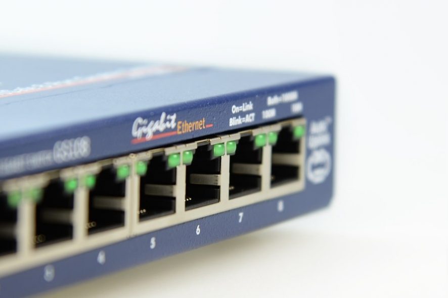 use pc ethernet switch
