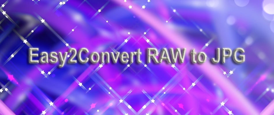 install Easy2Convert RAW to JPG