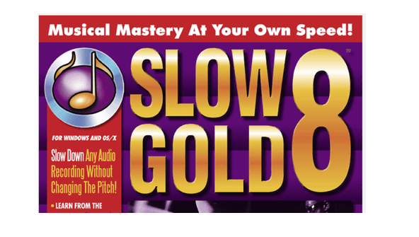SlowGold software solution audio slow down software