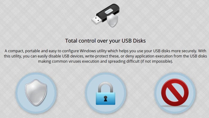 USB disk manger software to block USB ports 