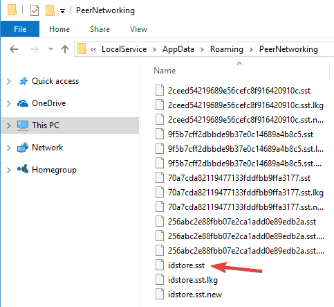 cannot create homegroup win 10