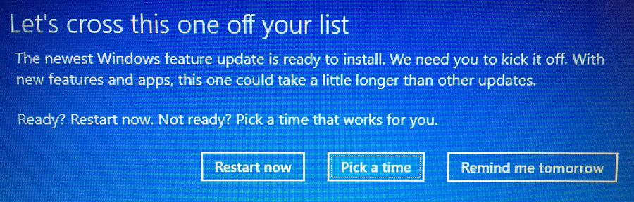 let's cross this off your list windows 10