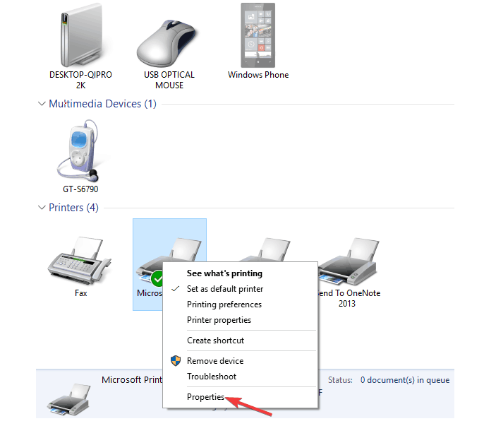 properties to fix HP LaserJet p1102w not printing