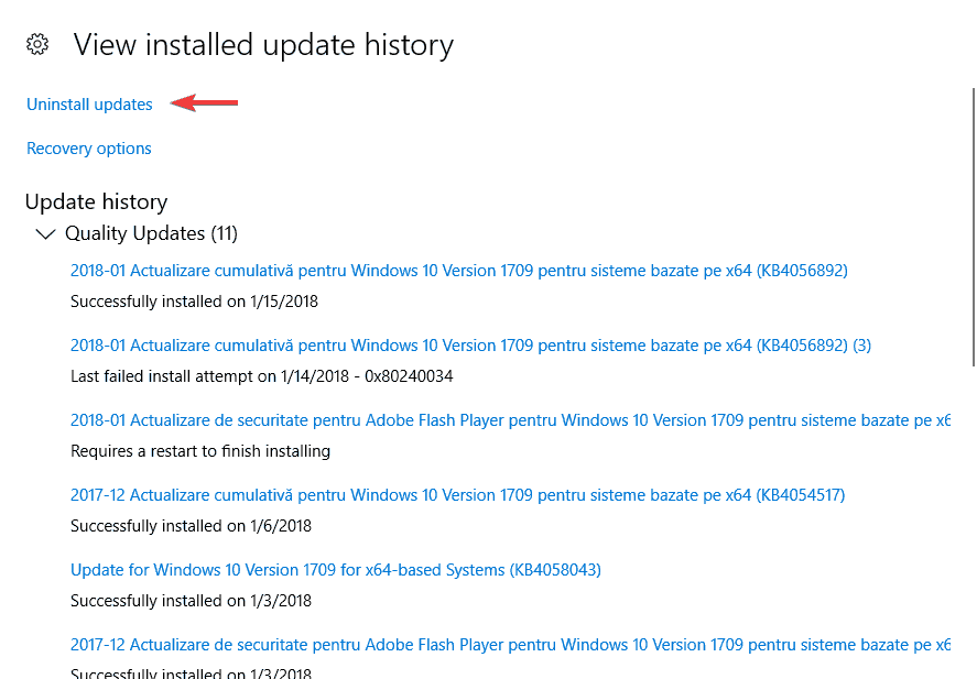 remove windows updates