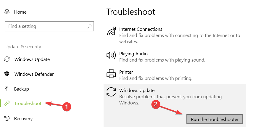 windows update troubleshooter update error 0x80246017
