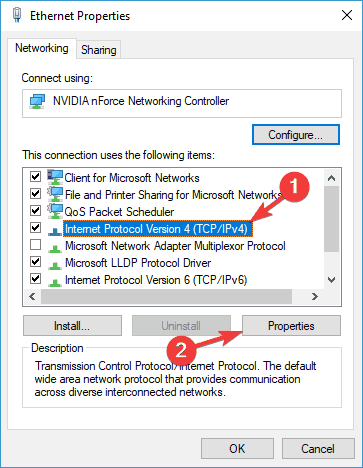 wifi works but not ethernet windows 10