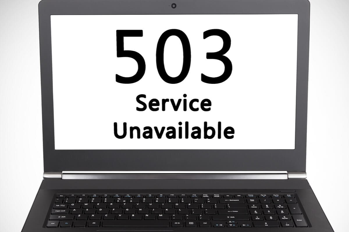fix HTTP error 503 service unavailable