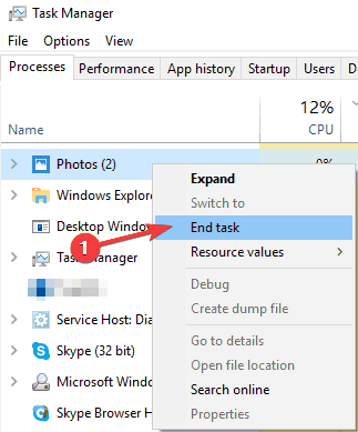 Windows 10 photo viewer not working