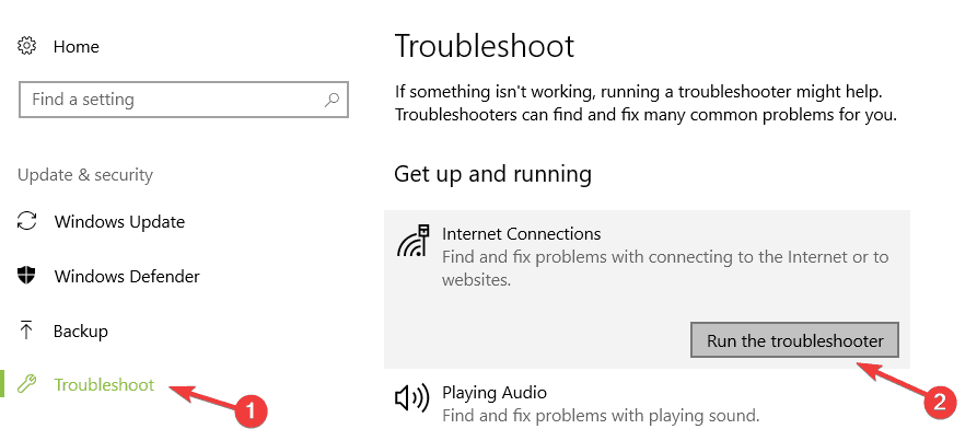 windows ethernet not working