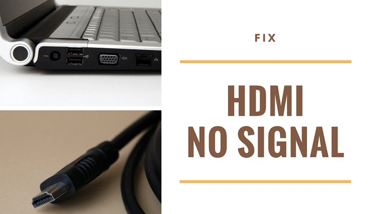 pc hdmi no signal on tv