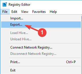 export registry Windows Installer not working Windows 10