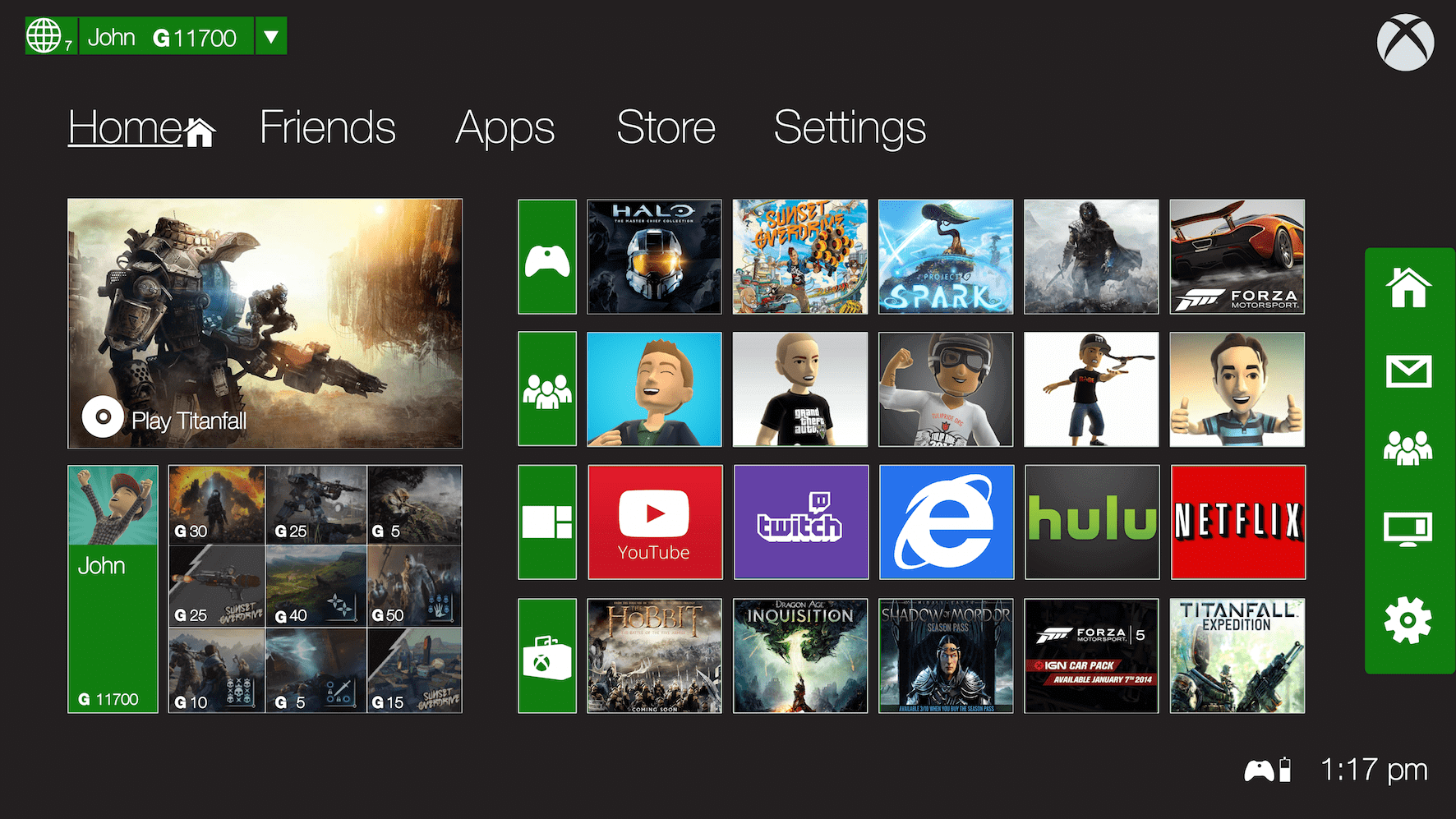 how to change your xbox one s home screen