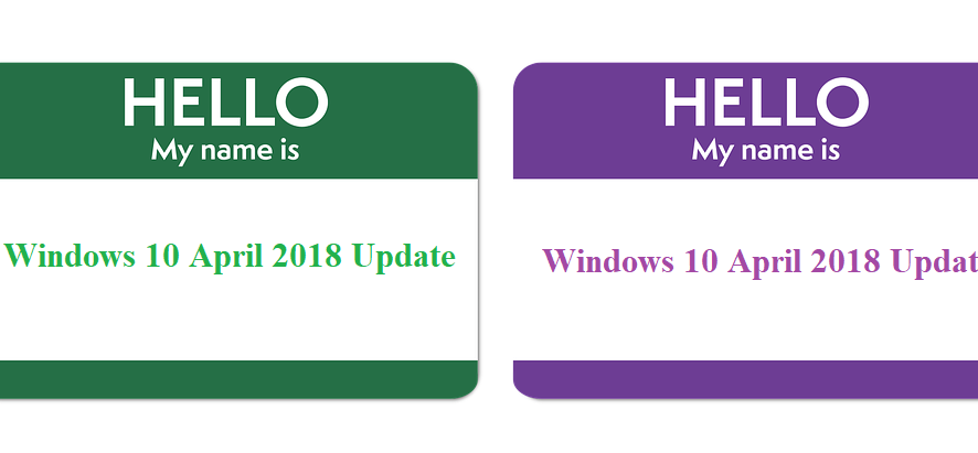 Windows 10 April 2018 Update