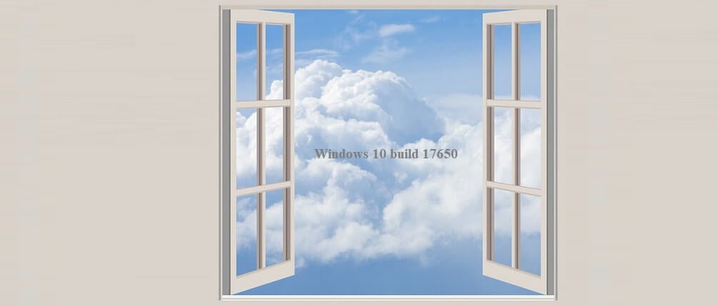 Windows 10 build 17650