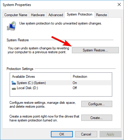 system properties Can't create new folder Windows 8