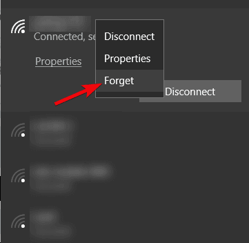 Connect to hidden WiFi network Windows 10